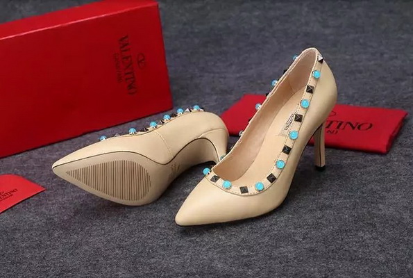 Valentino Shallow mouth stiletto heel Shoes Women--020